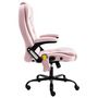 Voir la diapositive 3 : VIDAXL Chaise de bureau de massage Rose Velours