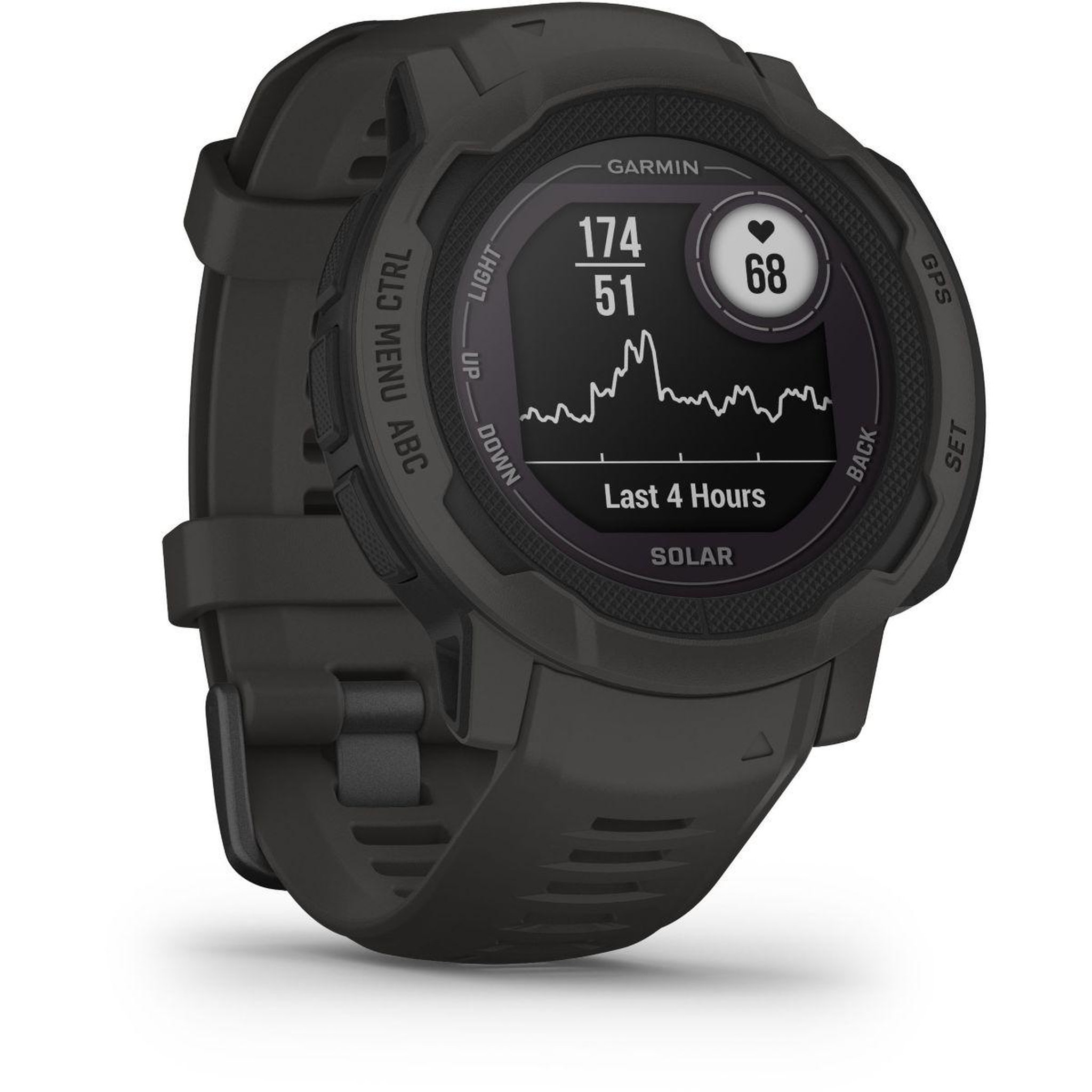 Voir la diapositive 3 : GARMIN Montre sport Instinct 2 Solar Graphite