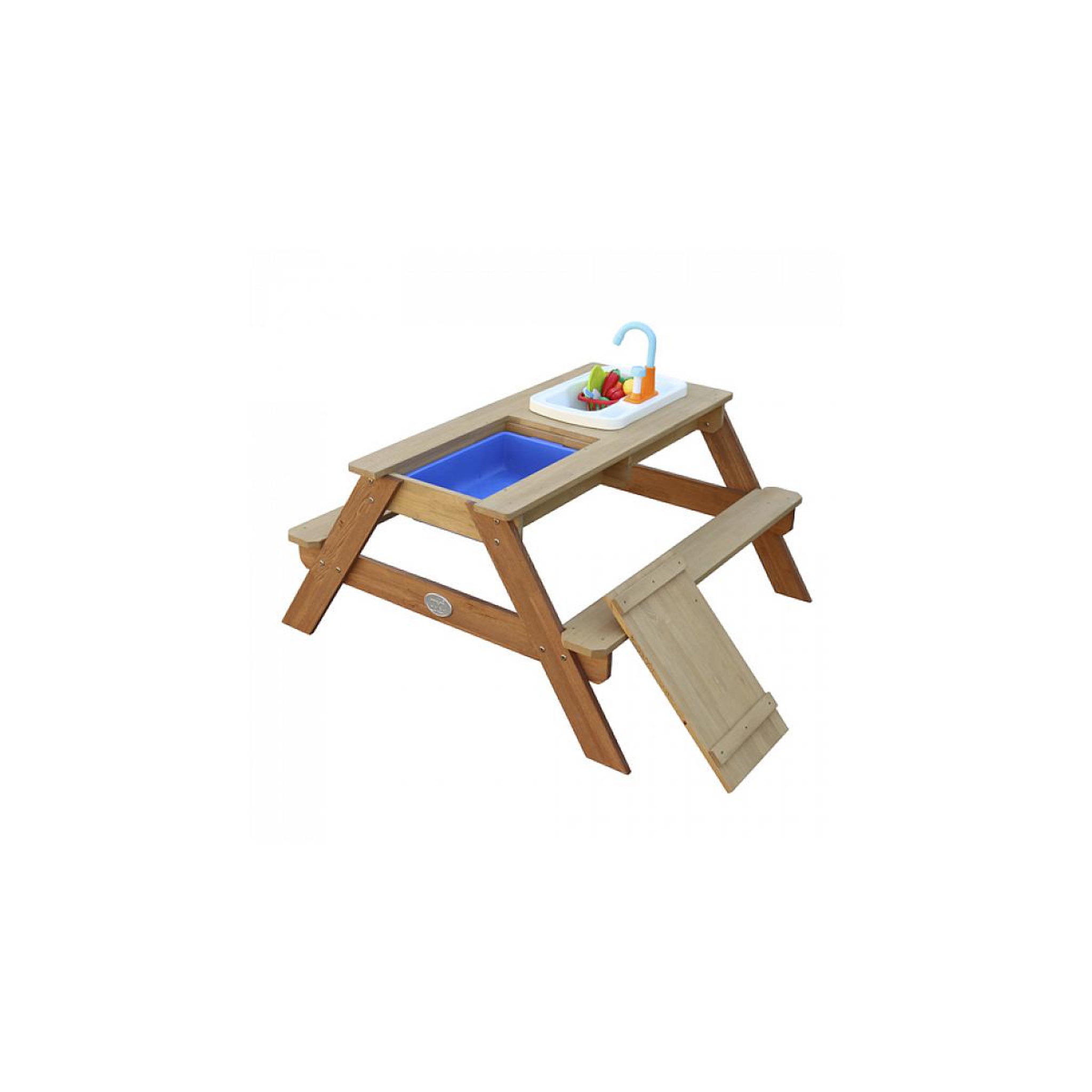 Axi House AXI Emily Table sable et eau Picnic avec cuisine et evier