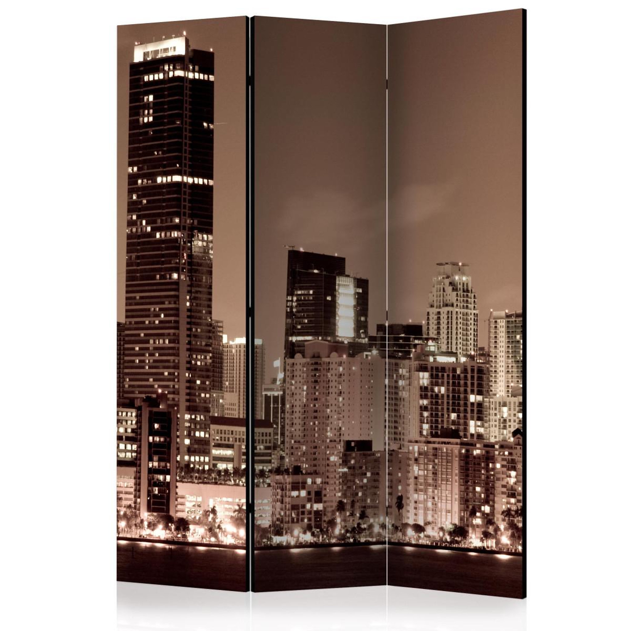 Paris Prix Paravent 3 volets  night life in miami  135x172cm
