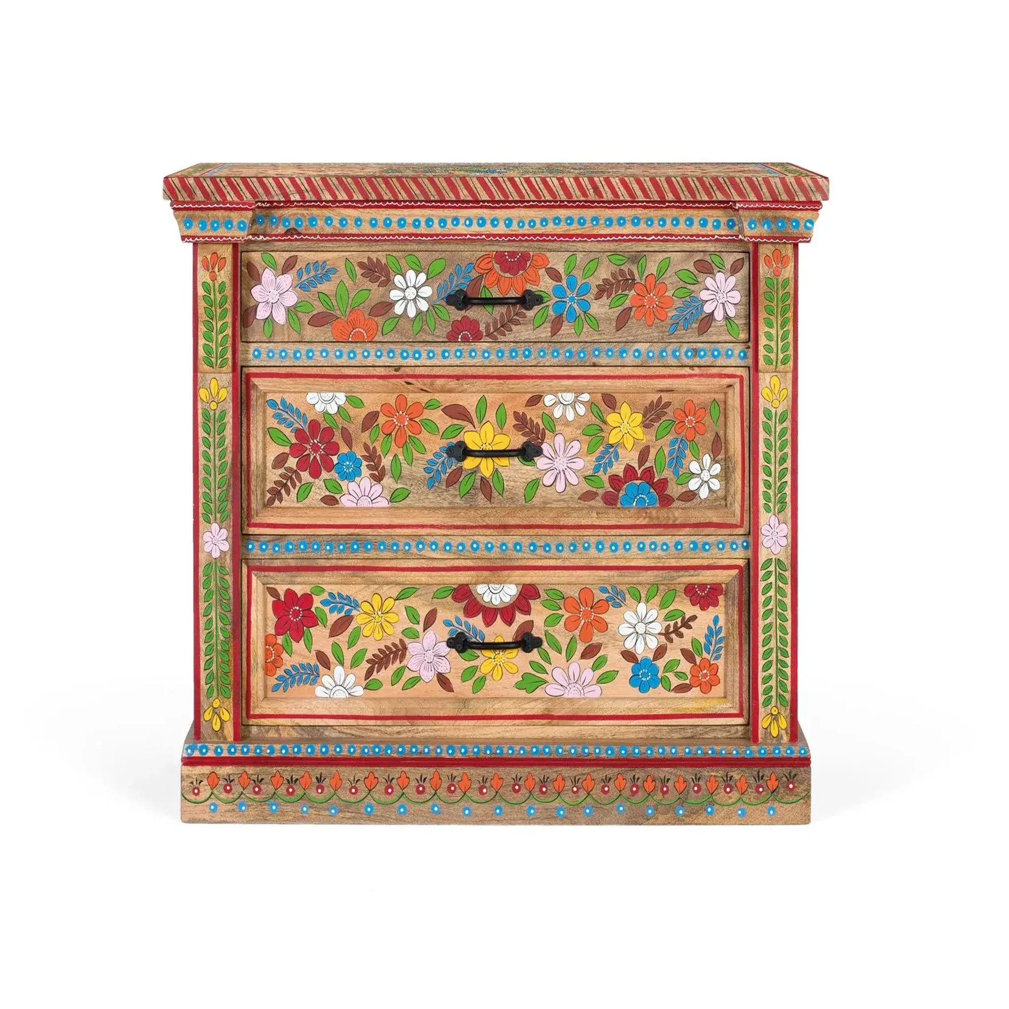 GINER Y COLOMER SL Commode en bois de manguier 92 cm style artisanal ethnique