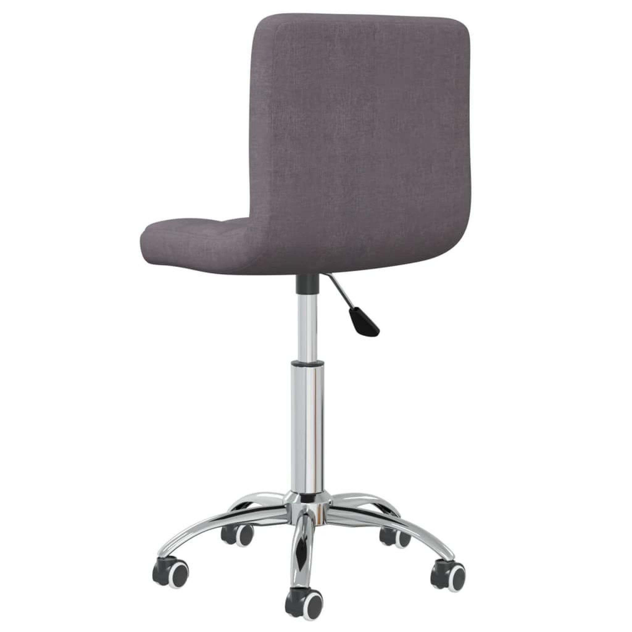 Voir la diapositive 3 : VIDAXL Chaise pivotante de salle a manger Taupe Tissu