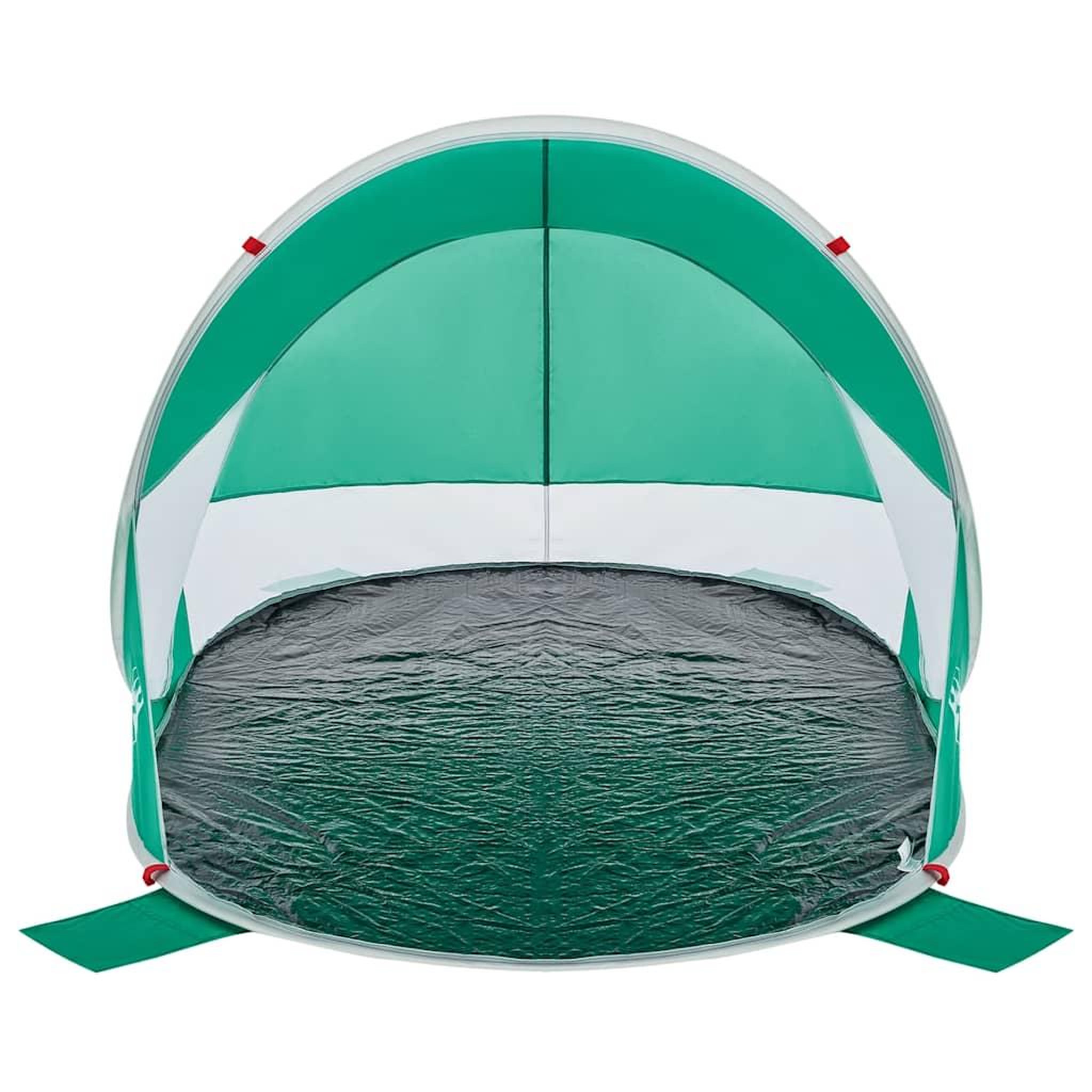 Voir la diapositive 5 : VIDAXL Tente de plage vert d'eau escamotable impermeable