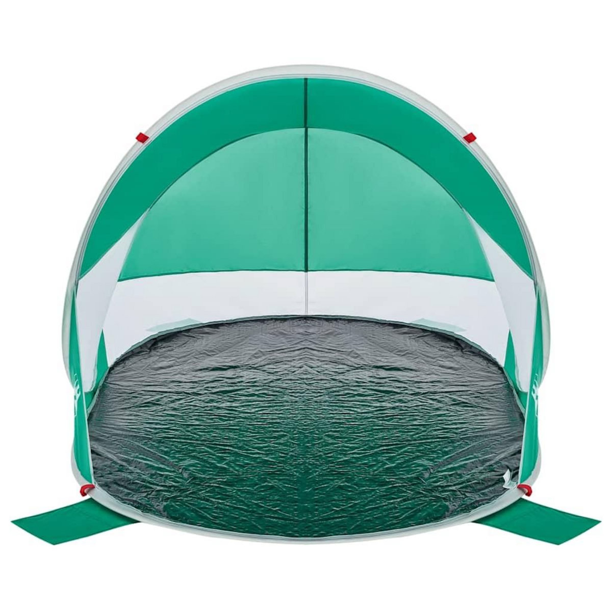 VIDAXL Tente de plage vert d'eau escamotable impermeable