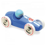Vilac Voiture de course GM bleue en bois