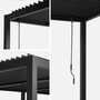 Voir la diapositive 6 : SWEEEK Pergola bioclimatique aluminium et acier lames orientables 6x3m Palace