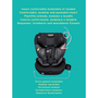 Voir la diapositive 3 : NANIA Nania Siège auto bébé ISOFIX Milano évolutif 76-150 cm, 15 mois à 12 ans, Têtière ajustable 12 niveaux de réglages, Protections latérales, Harnais de sécurité 5 points, Housse amovible et lavable - Porte gobelet