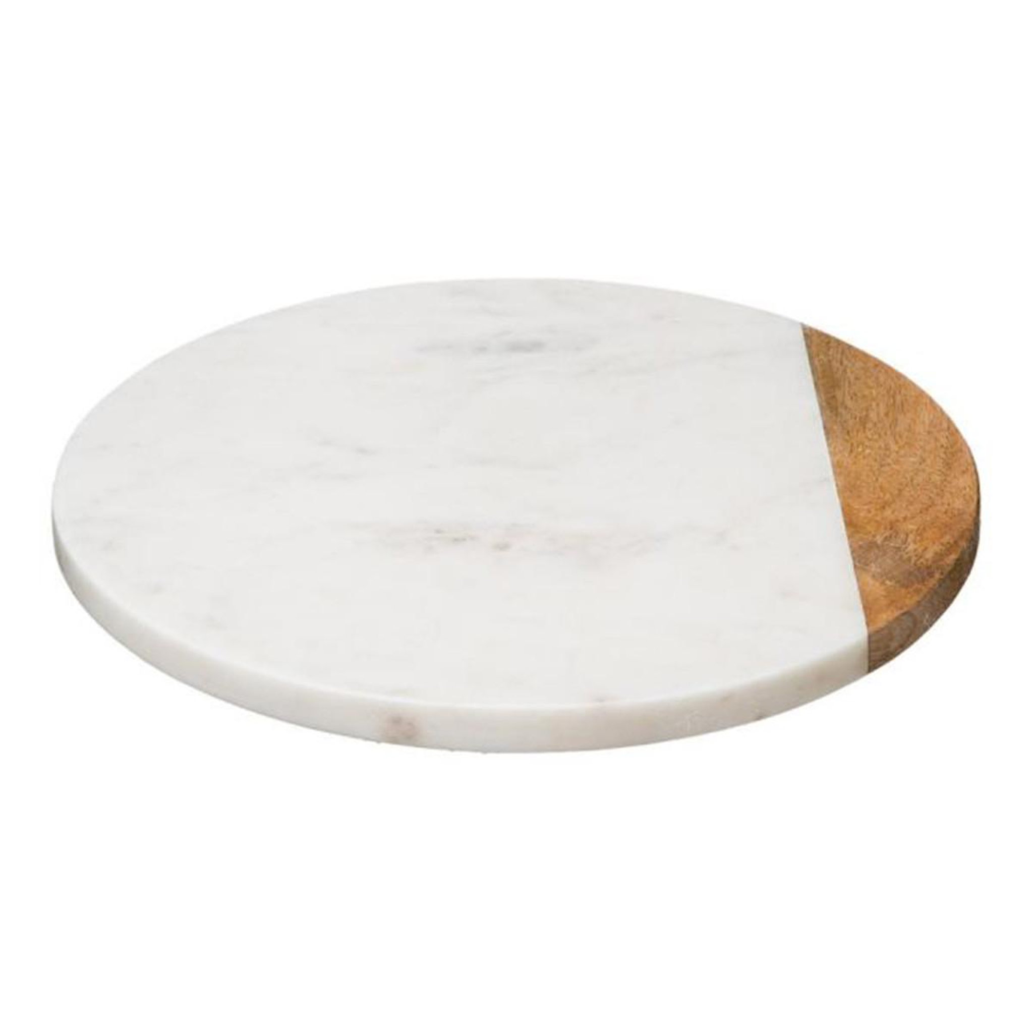 SECRET DE GOURMET Plateau tournant design  geom  30cm blanc