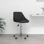 Voir la diapositive 1 : VIDAXL Chaise de bureau pivotante Noir Similicuir
