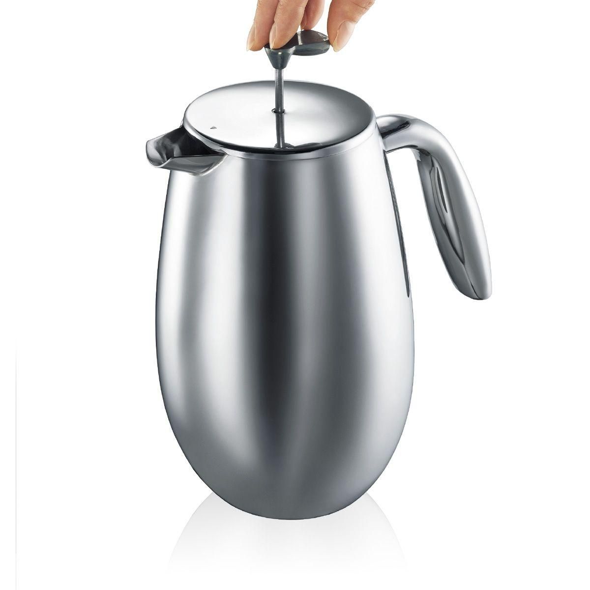 Bodum Cafetière à piston 8 tasses 1l inox - 1308-16