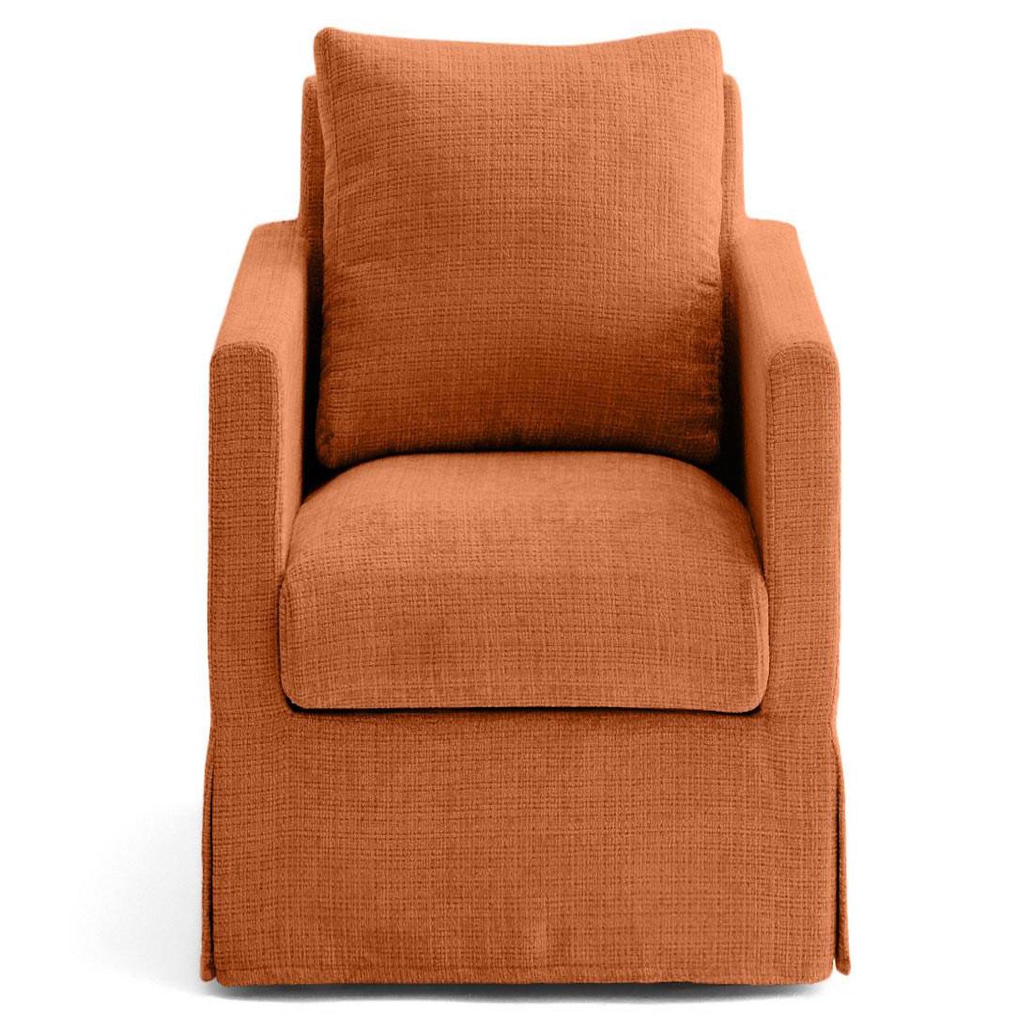 Voir la diapositive 3 : LISA DESIGN Serena - housse en velours texturé pour fauteuil