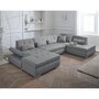 Voir la diapositive 2 : LISA DESIGN Vermont - canapé panoramique d'angle droit - 7 places - xxl