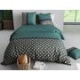 Voir la diapositive 3 : ATELIER DU COTON Parure housse de couette 100% coton 57fils victory