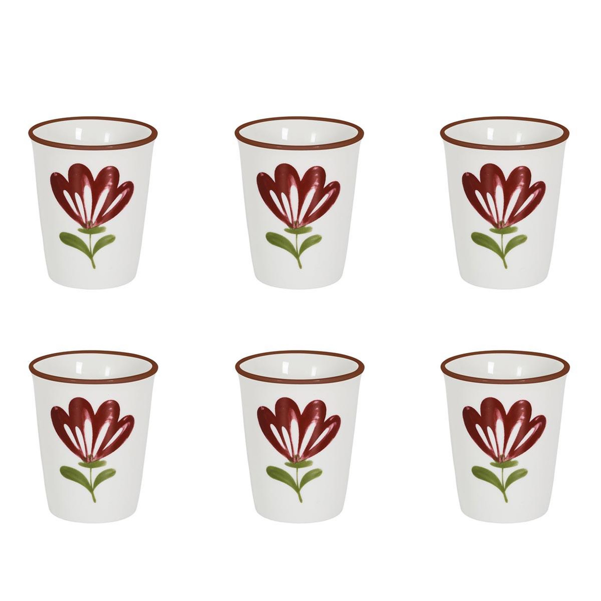 COOK CONCEPT Lot de 6 tasses à expresso  edith  7cl multicolore
