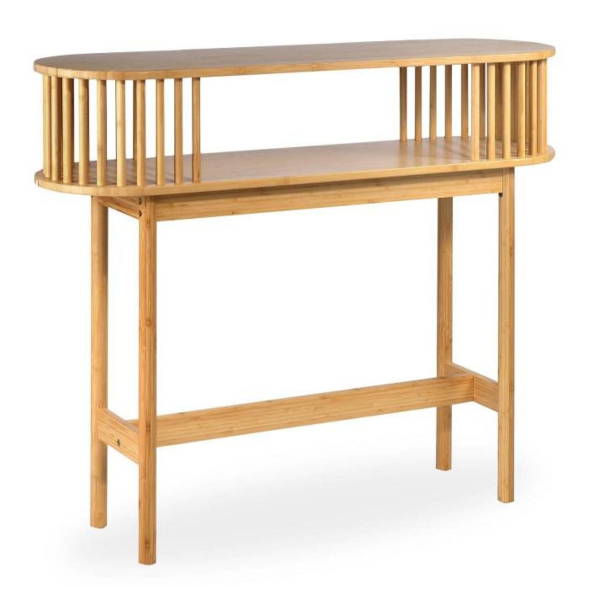 Paris Prix Console Design en Bambou  Giovanni  100cm Naturel