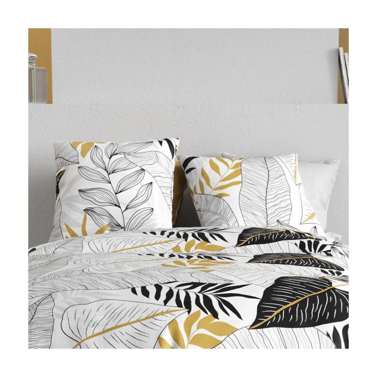 ATELIER DU COTON Housse de couette 240x220 MOANA + 2 taies coton 57 fils