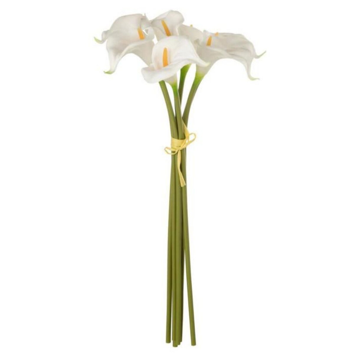 Paris Prix Bouquet de Fleurs Artificielles  Calla  57cm Blanc