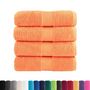 Voir la diapositive 2 : VIDAXL Serviettes d invité de qualité supérieure SOLUND 4 pcs orange