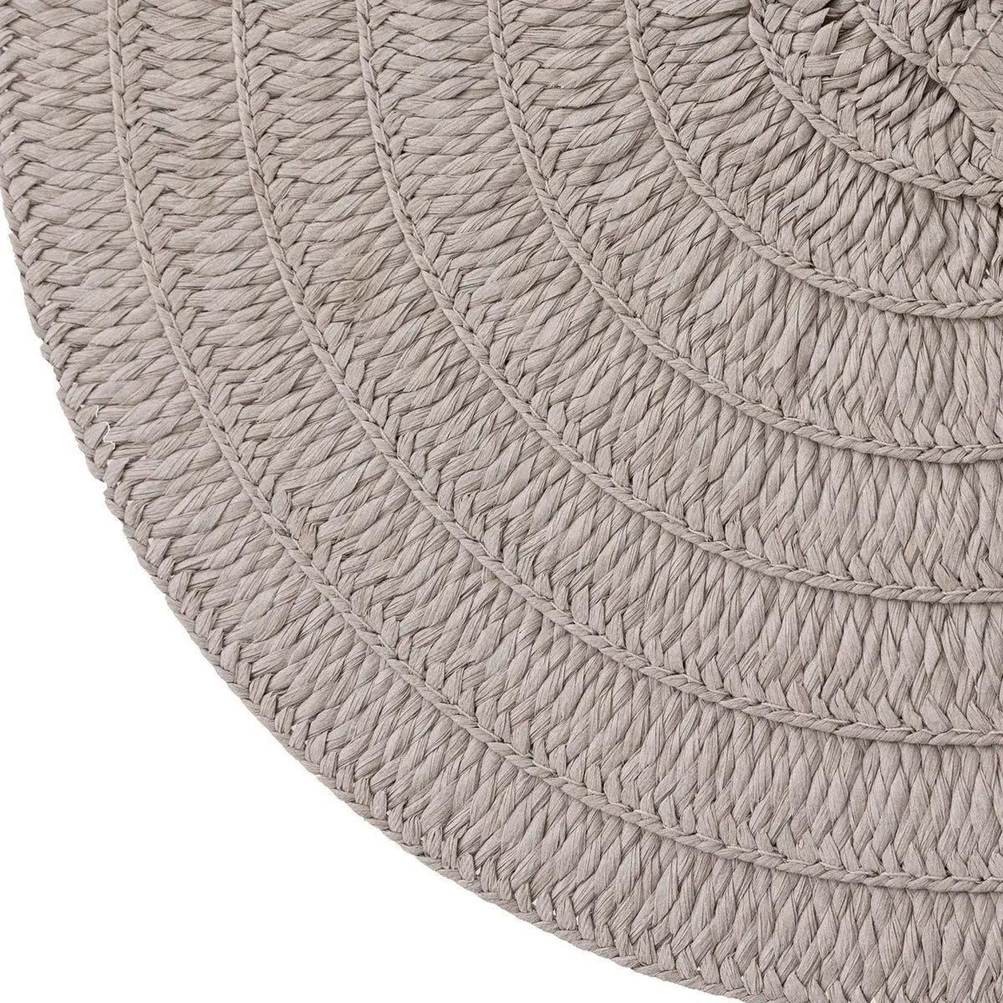 Voir la diapositive 2 : SECRET DE GOURMET Set de table déco  olivia  38cm gris clair