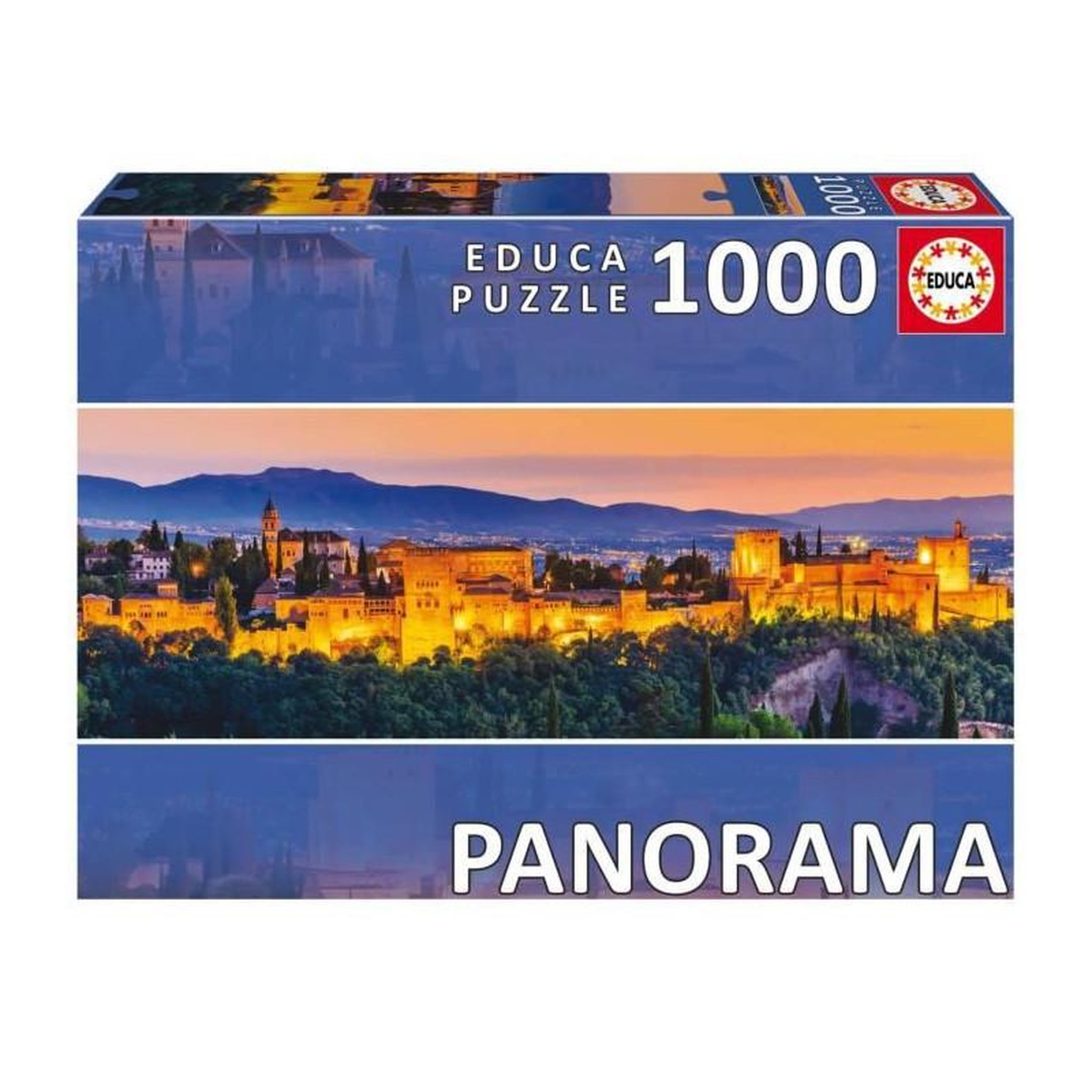 Voir la diapositive 3 : EDUCA L'ALHAMBRA, GRENADE - Puzzle de 1000 pieces