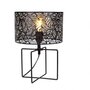 Voir la diapositive 3 : OSTARIA Lampe métal ajouré Calathéa noir