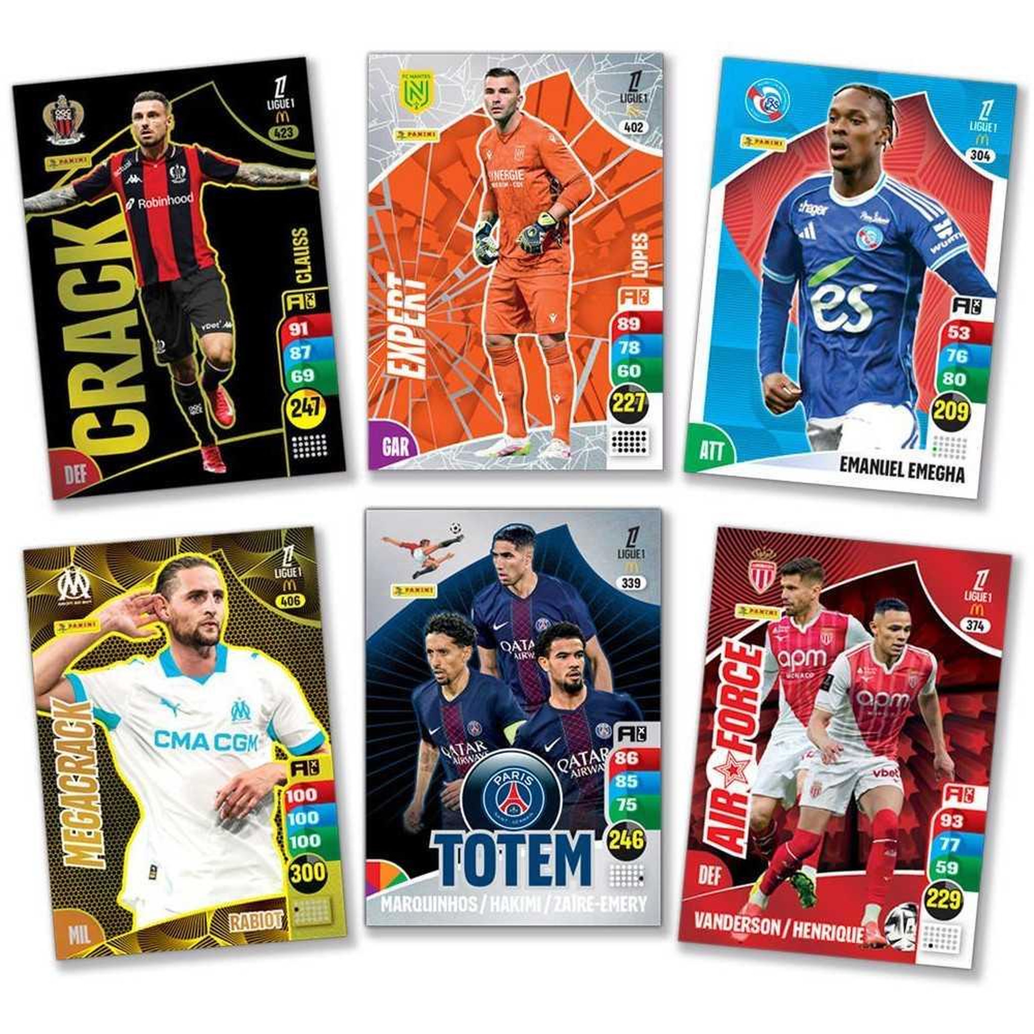 Voir la diapositive 5 : Panini Boîte de 50 pochettes - PANINI - TCG ADRENALYN LIGUE 1 Mc Donald's 2025/26 - 300 cartes