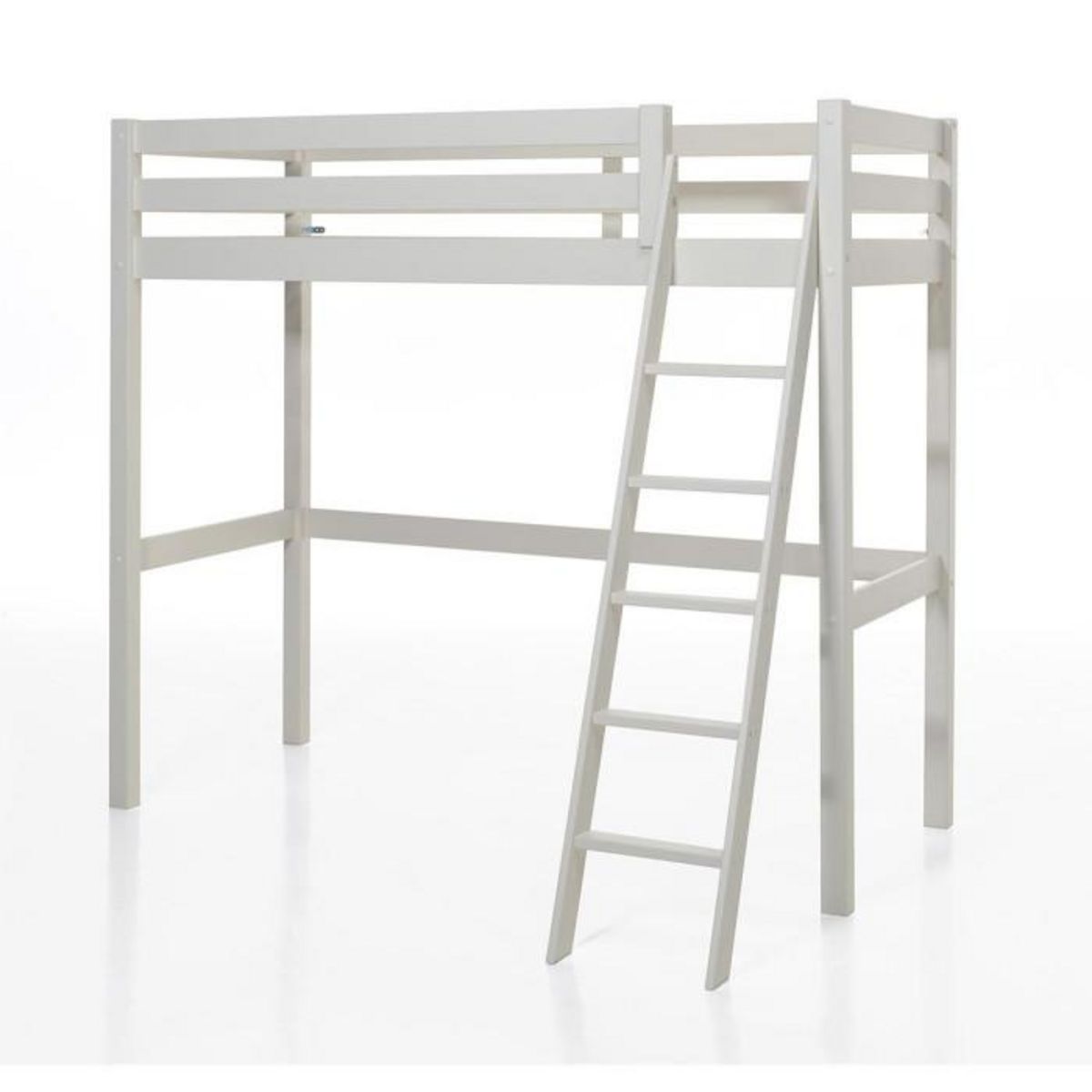 Paris Prix Pack - Lit Mezzanine, Commode & Fauteuil-Lit  Pino II  Blanc