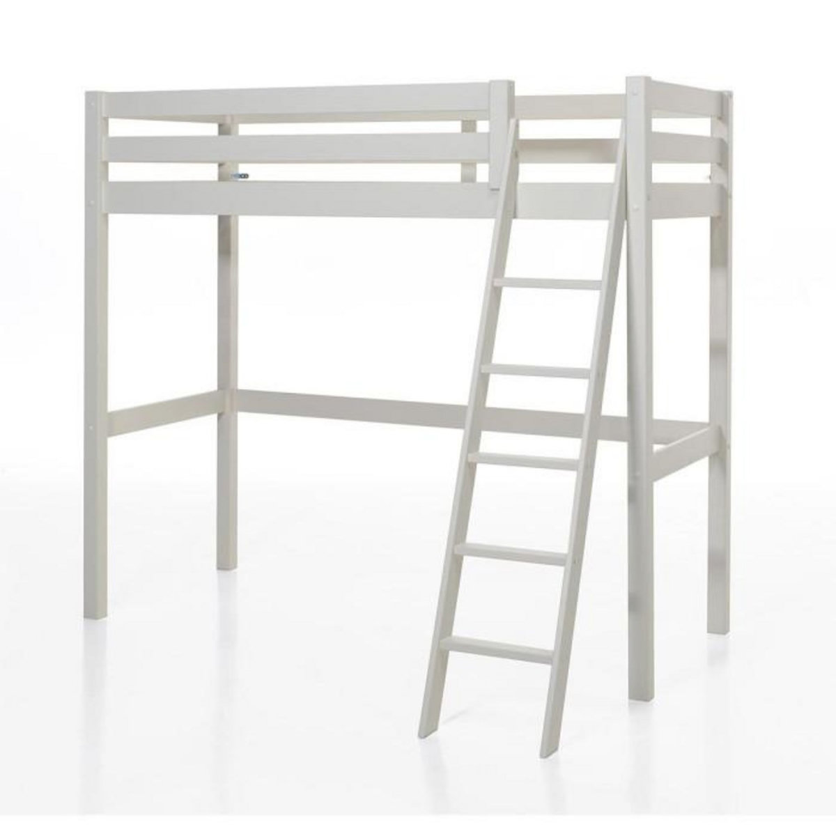 Paris Prix Pack - Lit Mezzanine, Commode & Fauteuil-Lit  Pino II  Blanc