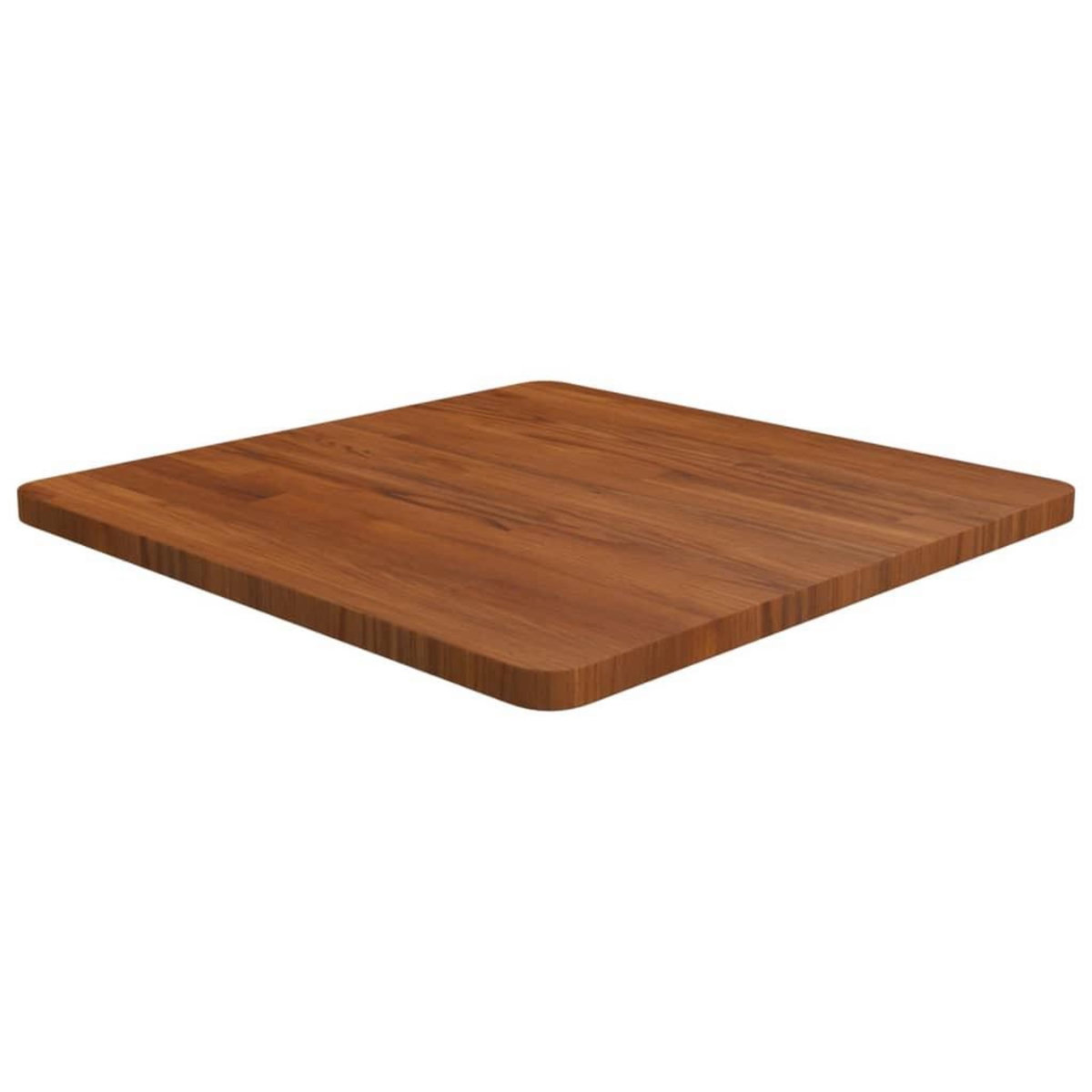 VIDAXL Dessus de table carre Marron fonce60x60x2,5cm Bois chene traite