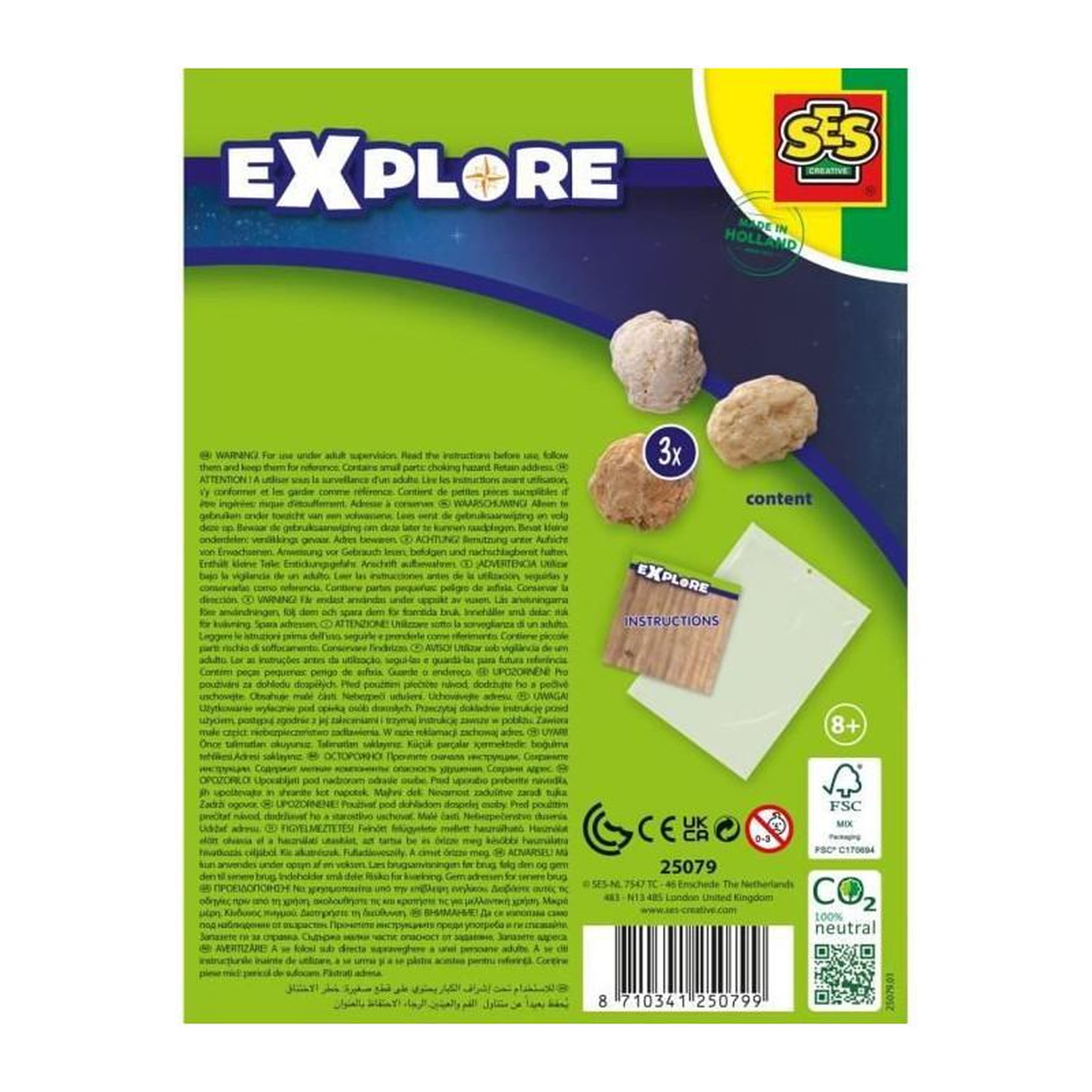 Voir la diapositive 2 : SES Creative Coffret explore : géodes à ouvrir