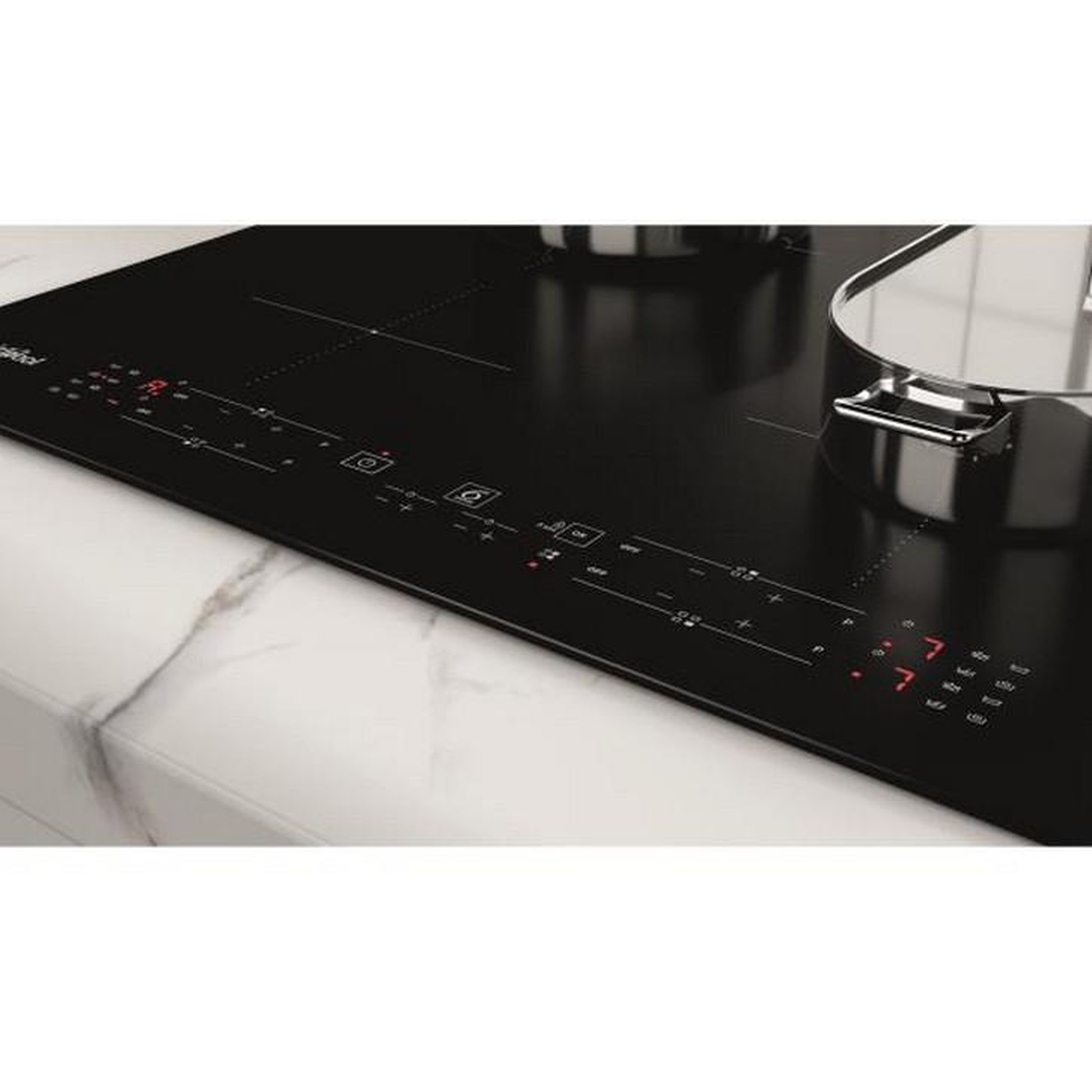 Voir la diapositive 3 : Whirlpool Table de cuisson à induction 60cm 4 feux 7200w noir - wbb8360ne