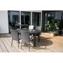 Voir la diapositive 5 : Paris Prix Table de Jardin Extensible  Marbella  140-190cm Noir