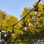 Voir la diapositive 3 : Lumisky Guirlande fil métal CHIC Noir Acier 6M 10xE27