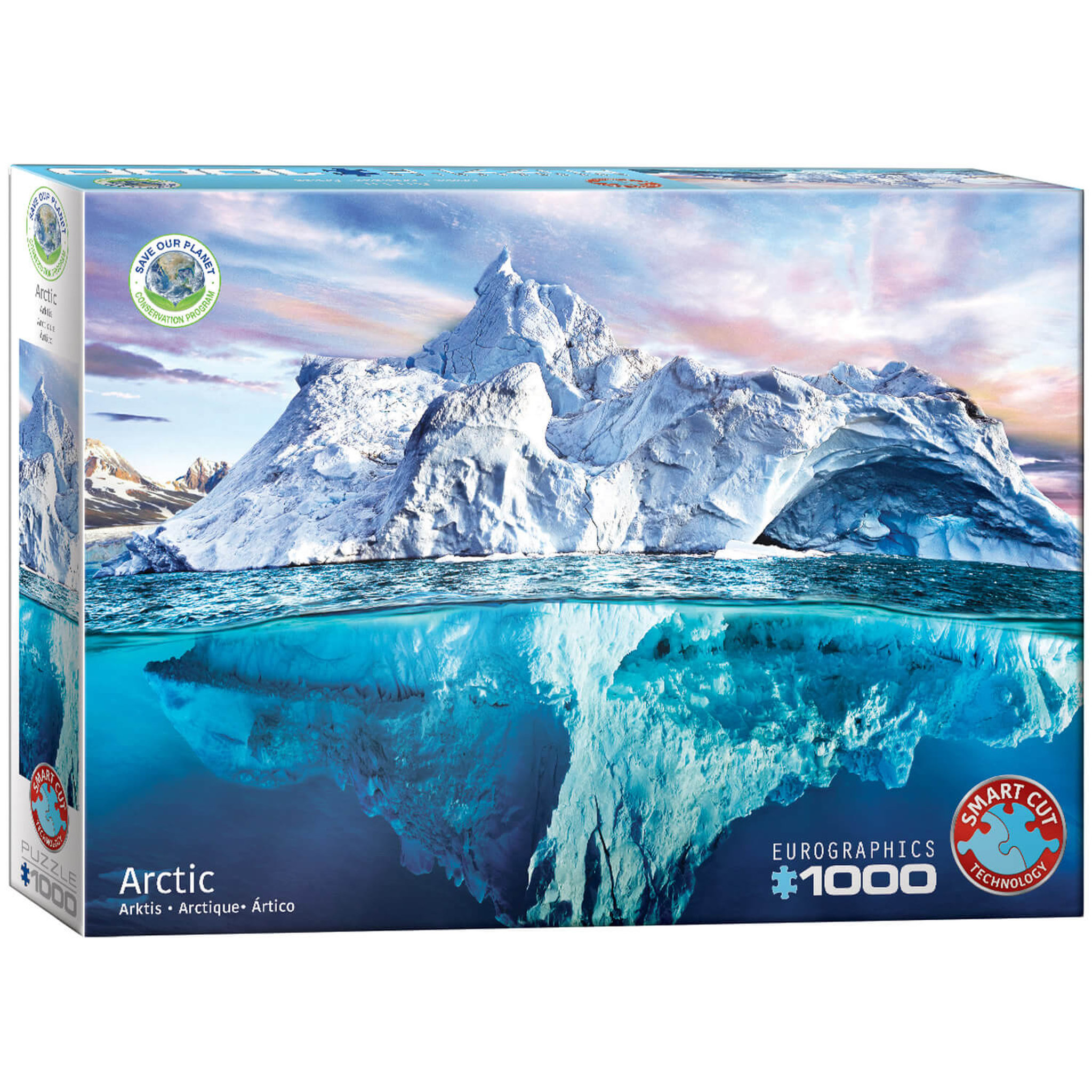 Voir la diapositive 2 : Eurographics Puzzle 1000 pièces : Save the planet : Arctique