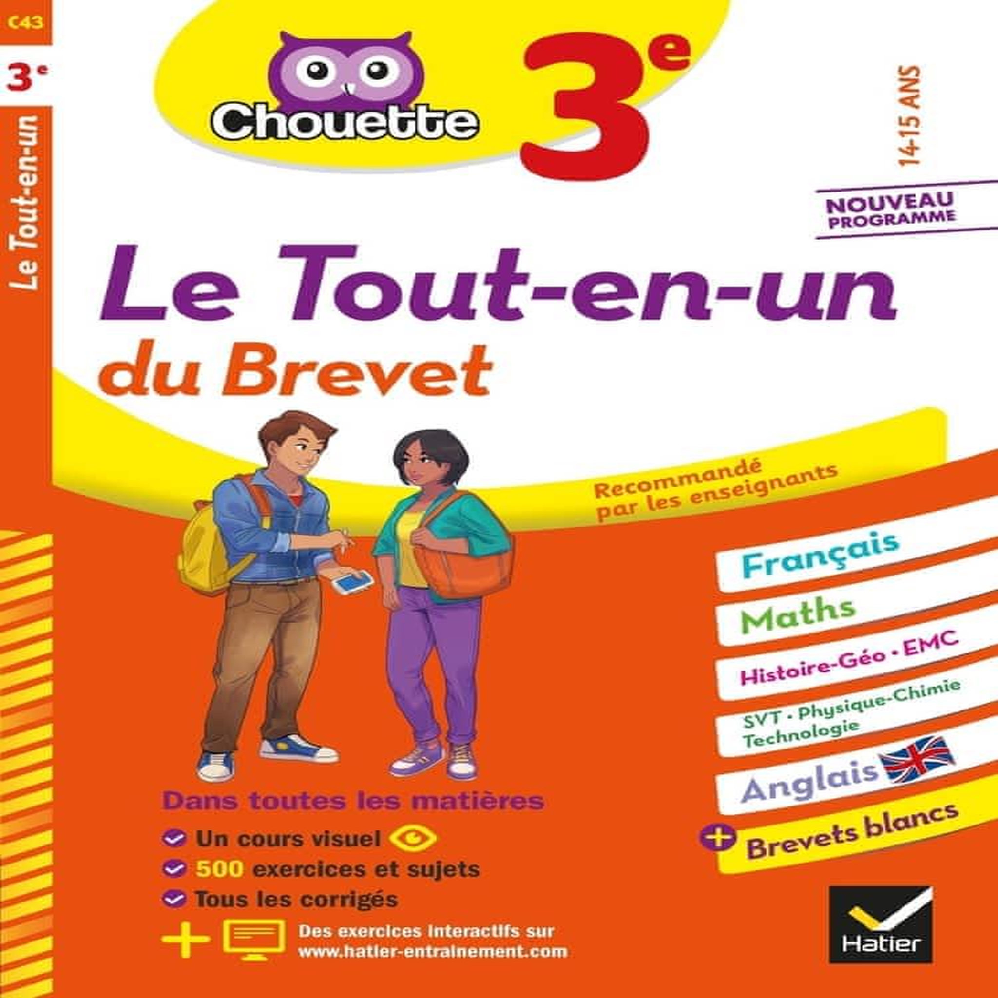 LE TOUT-EN-UN DU BREVET 3E, Bonnefond Gérard