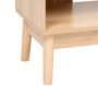 Voir la diapositive 5 : FIVE Meuble sous vasque 2 portes et 1 niche effet bois naturel ABANA - Beige