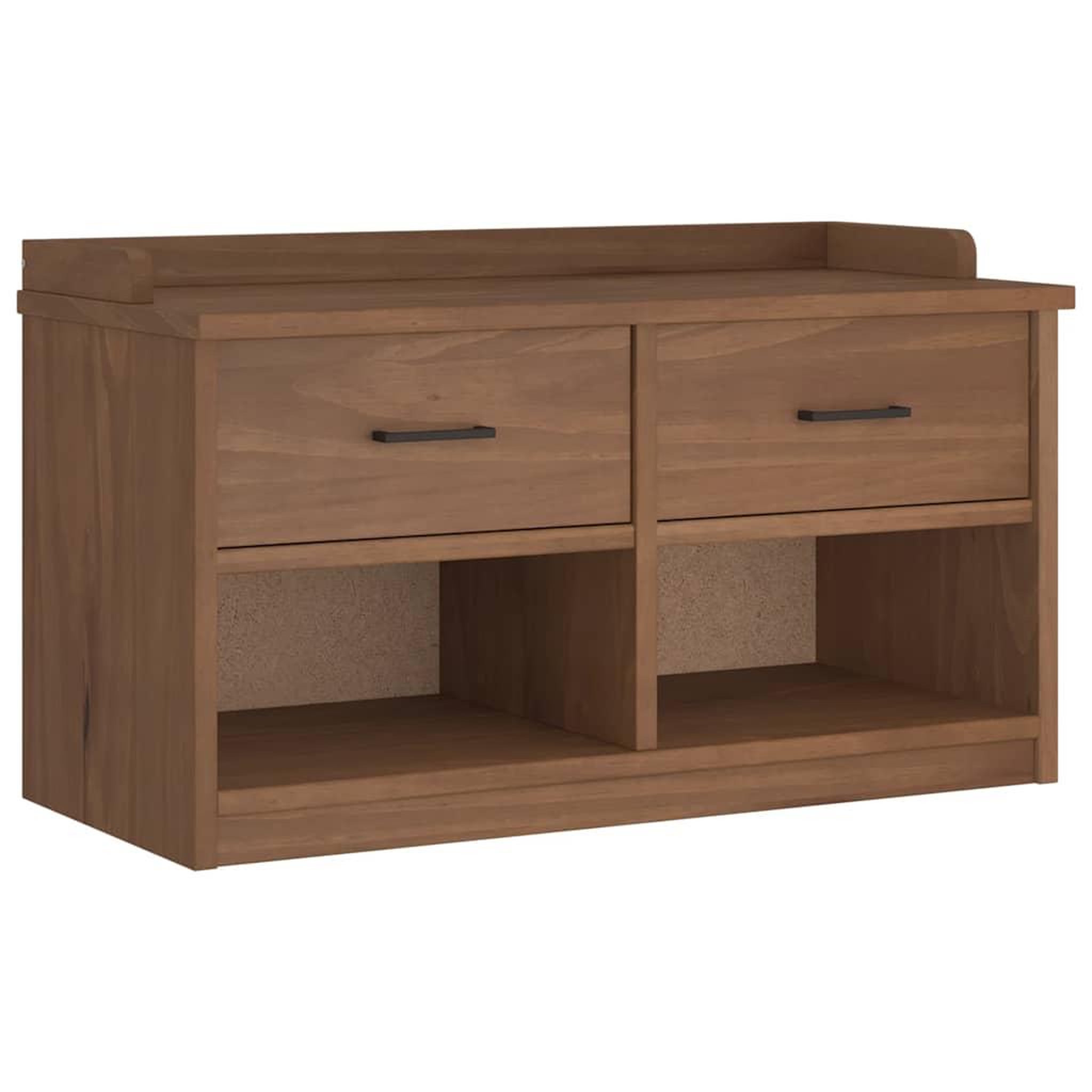 Voir la diapositive 2 : VIDAXL Banc de couloir SANDNES 87x40x50 cm bois de pin massif