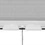 VIDAXL Moustiquaire enroulable blanche pour fenetre 60 x 150 cm