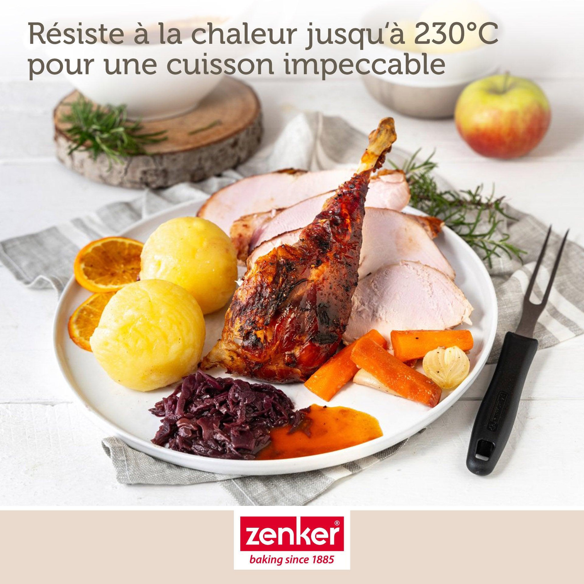 Voir la diapositive 6 : ZENKER Plat à four xxl rectangle 40 x 34 cm zenker spécial cooking