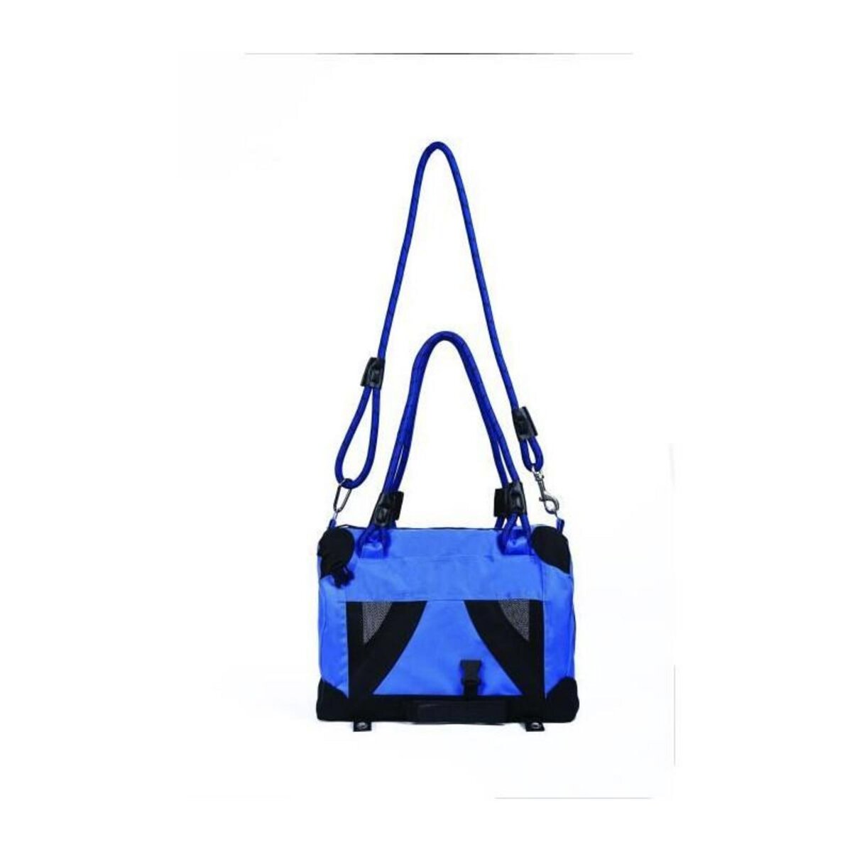 M PETS Sac de transport - M PETS - REMIX 2 en 1 Bleu - 41 x 28 x 28 cm - Pliable - Léger - Ceinture baudrier