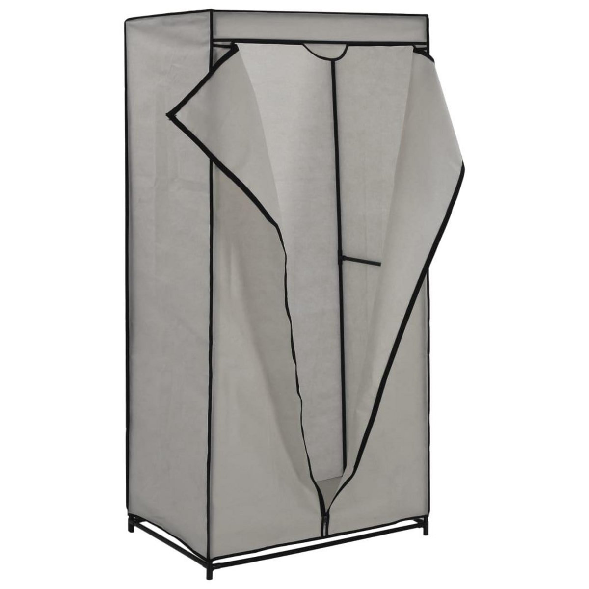 VIDAXL Garde-robe Gris 75x50x160 cm