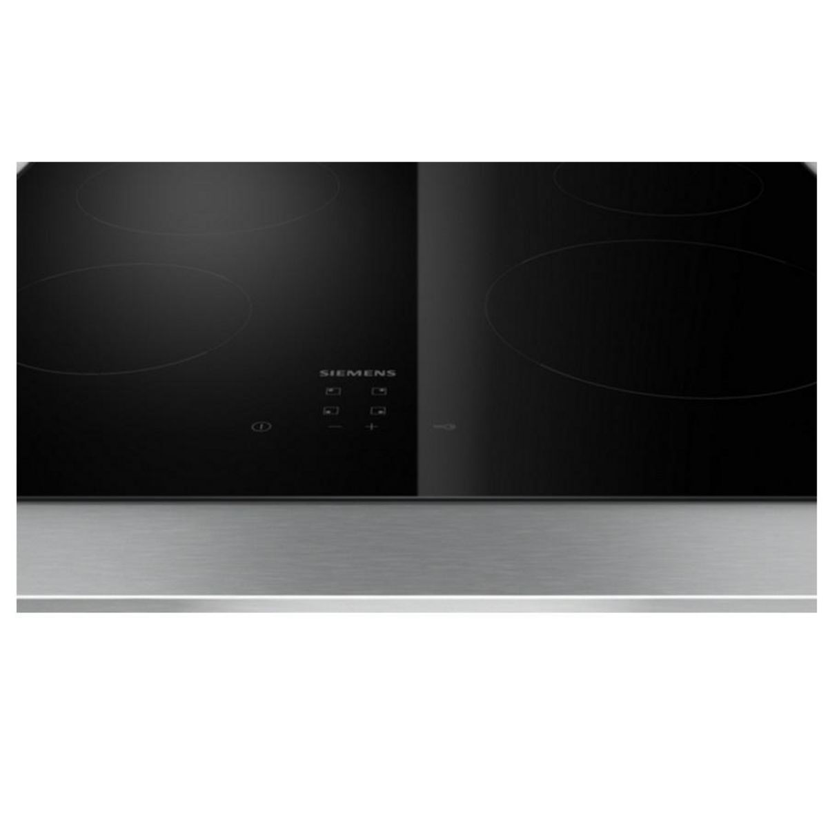 Siemens Table de cuisson vitrocéramique 60cm 4 feux 6600w noir - ET61RBEB8E