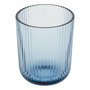 Voir la diapositive 2 : SECRET DE GOURMET Lot de 6 Gobelets Bas Strie  Ema  25cl Bleu