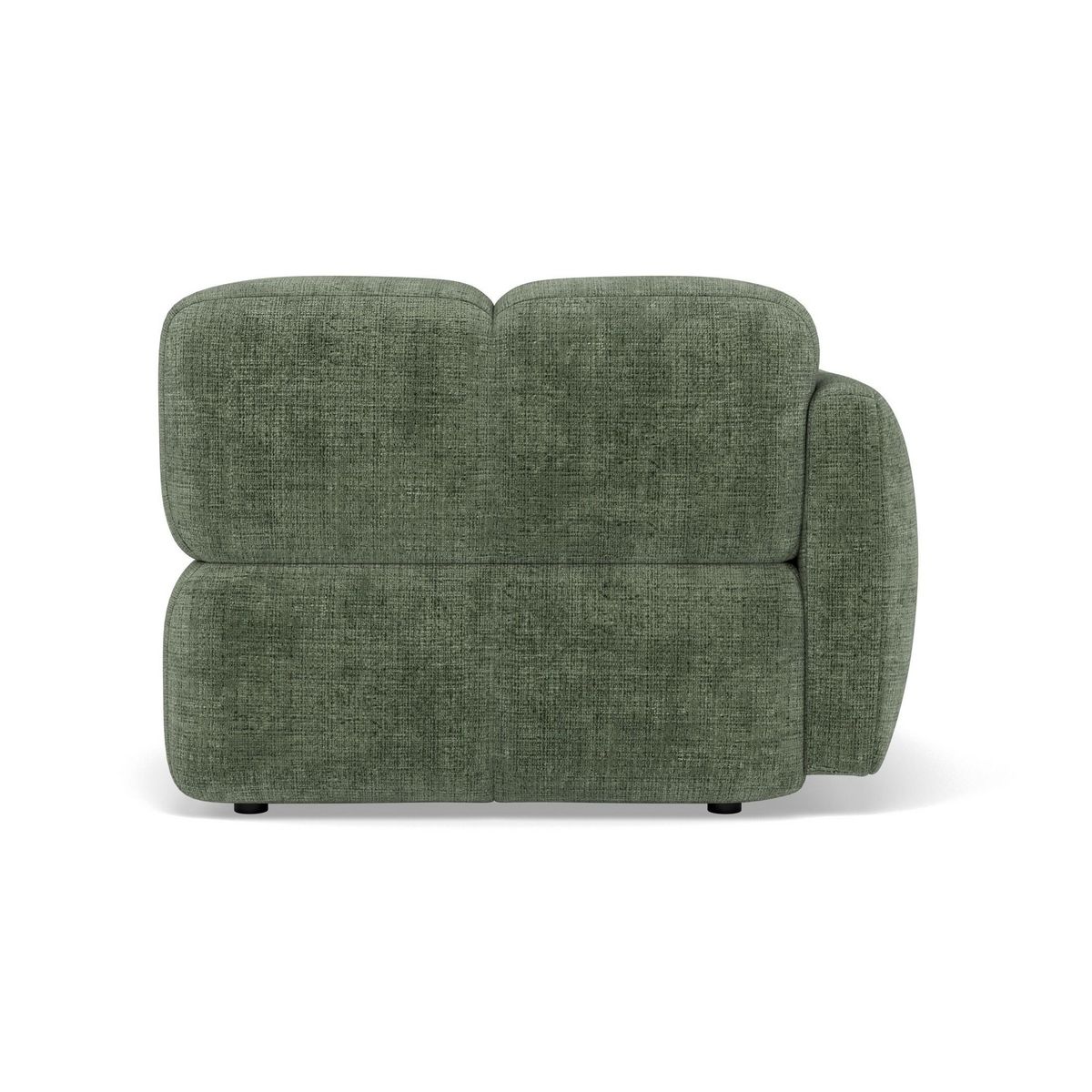 LISA DESIGN Grace - module d'assise gauche en velours texturé