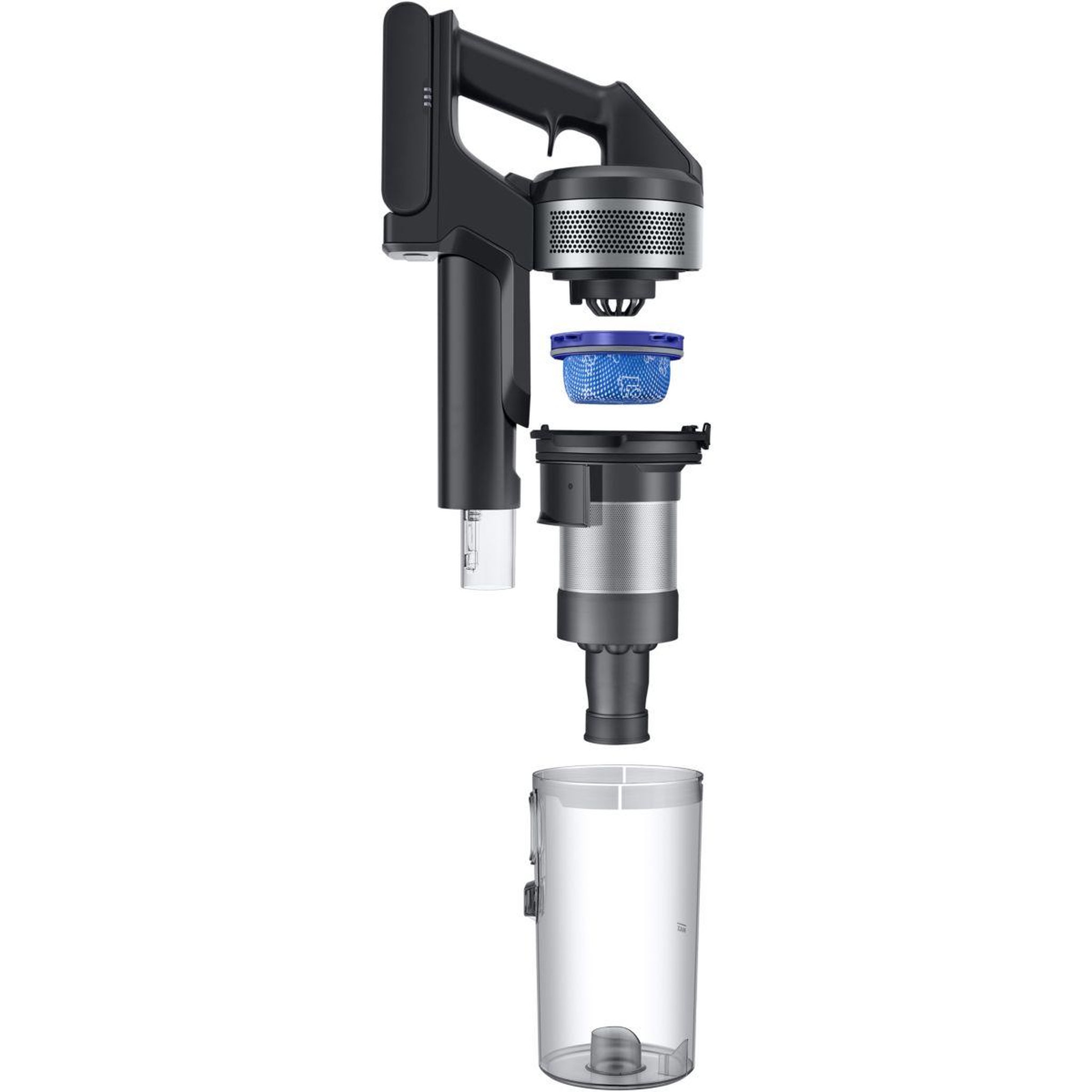 Voir la diapositive 2 : Samsung Aspirateur balai jet 75e pro silver vs20b75bdr5