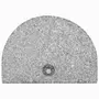 VIDAXL Socle de parasol Granite courbe 10 kg Gris