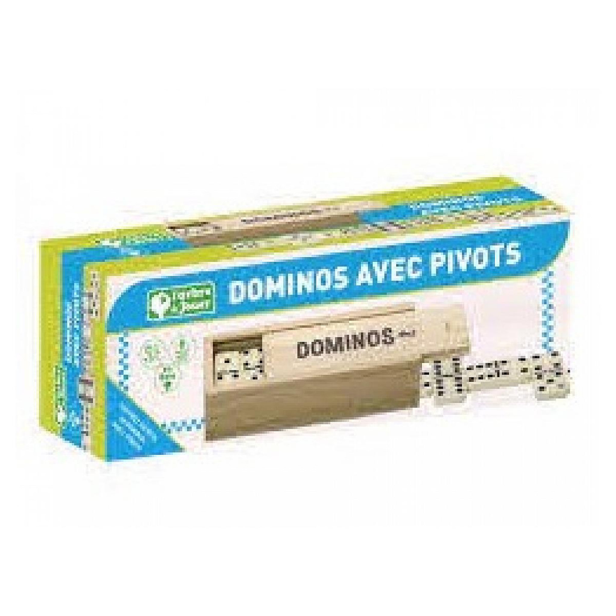 JeuJura Domino avec pivots en coffret bois
