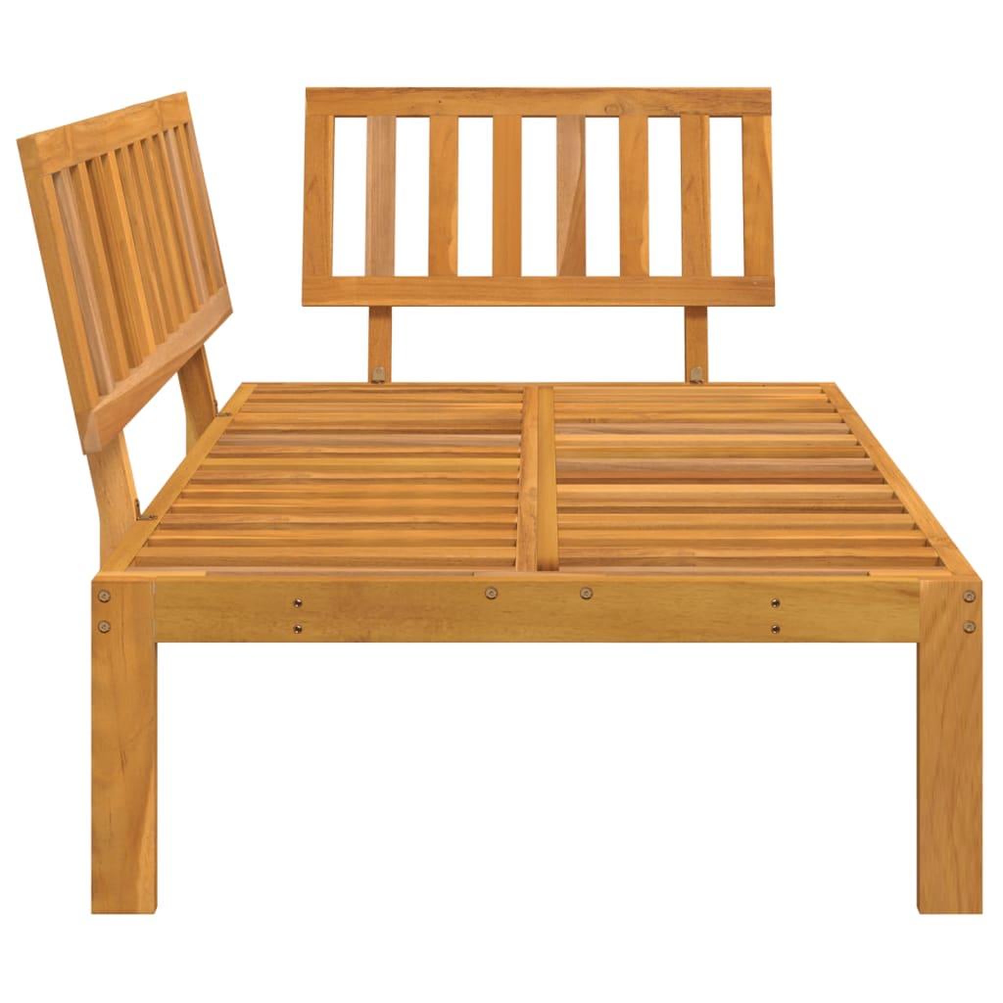 Voir la diapositive 4 : VIDAXL Canape d'angle palette de jardin bois massif d'acacia