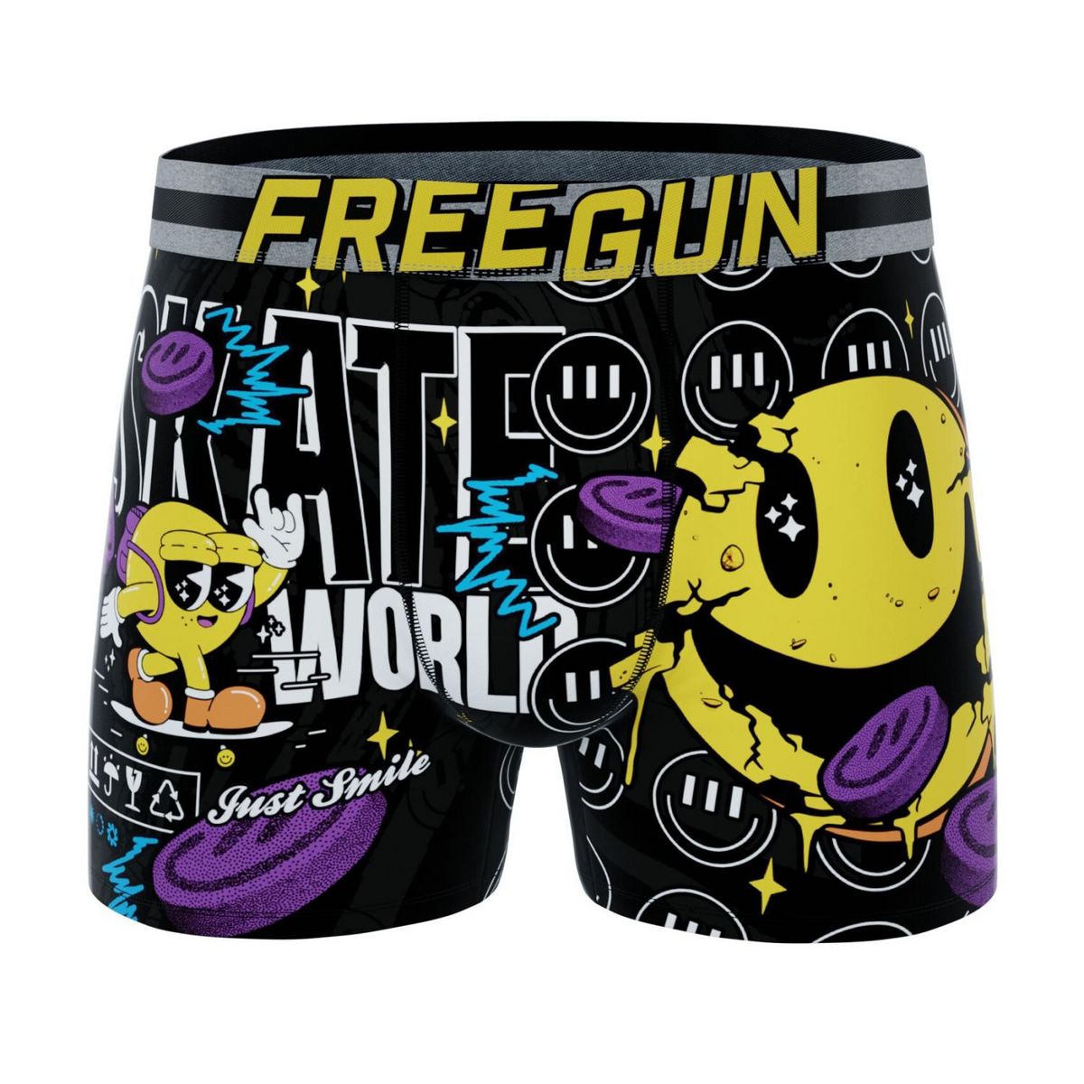 FREEGUN lot de 4 boxers enfant skate 90 Graph