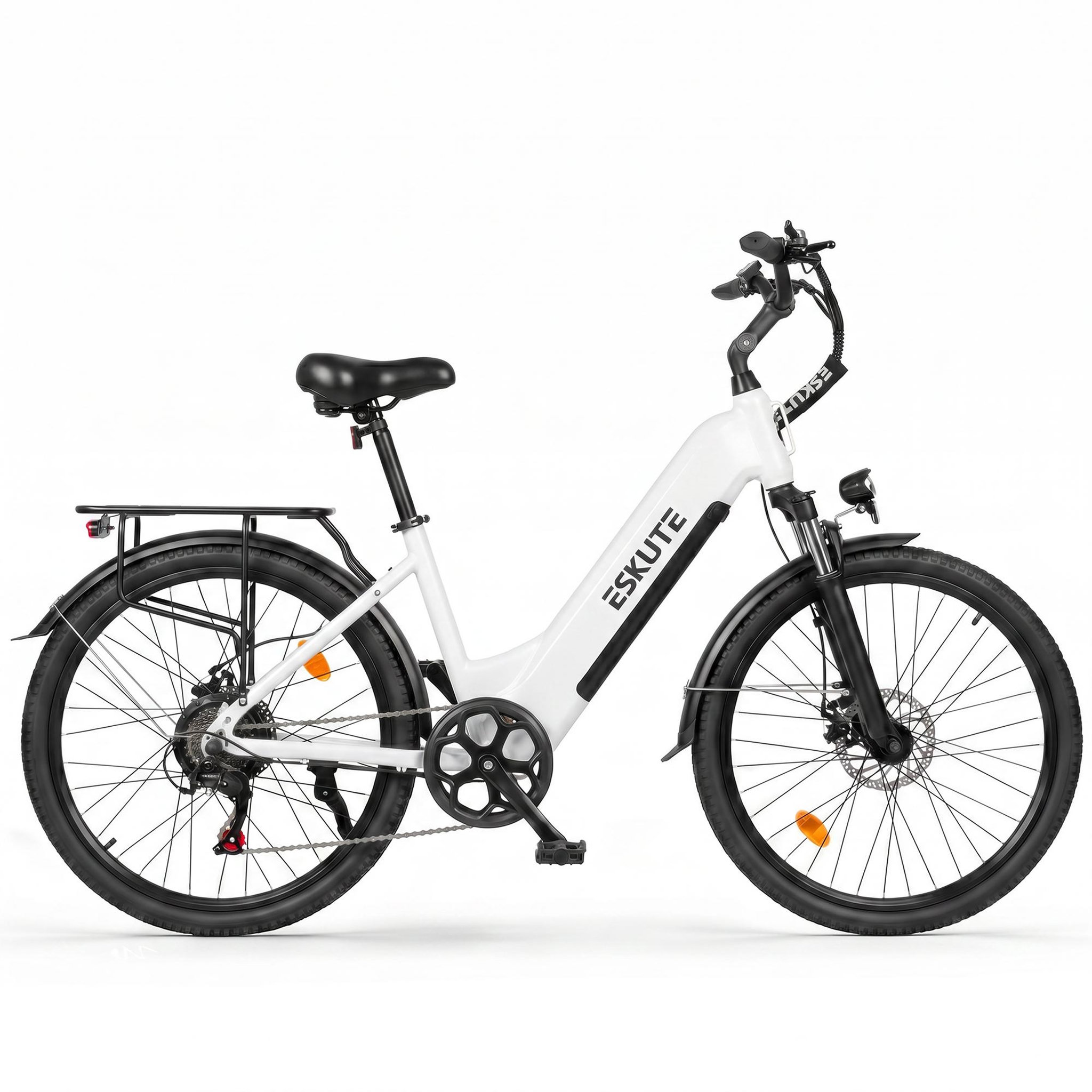 Voir la diapositive 2 : ESKUTE Vélo de ville électrique ESKUTE C202, Step-Through 26